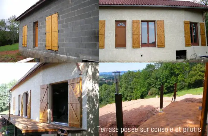 Terrasse sur console