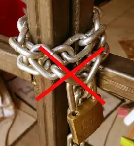 cadenas haute sécurité abus