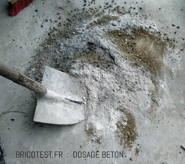 dosage béton