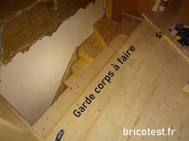 Plan de fabrication d'un garde-corps en bois