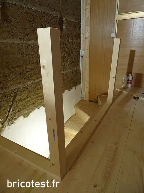 Vue de l'assemblage de l'angle