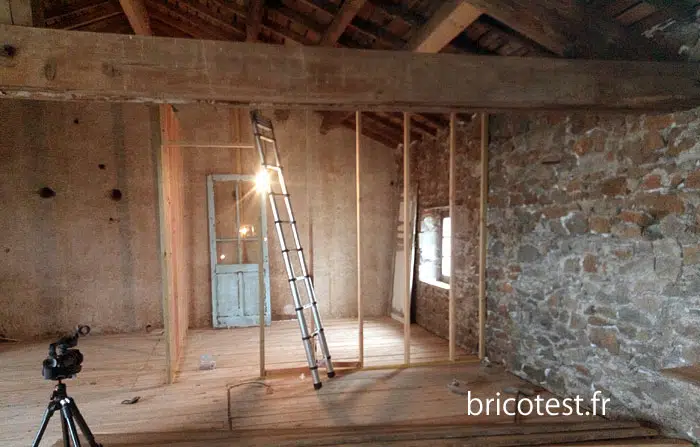 verrière bois industrielle