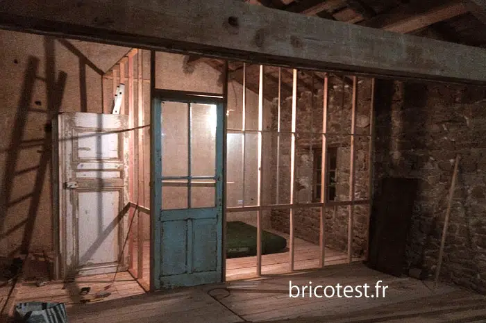 verrière bois industrielle