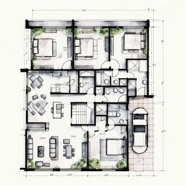 plan maison