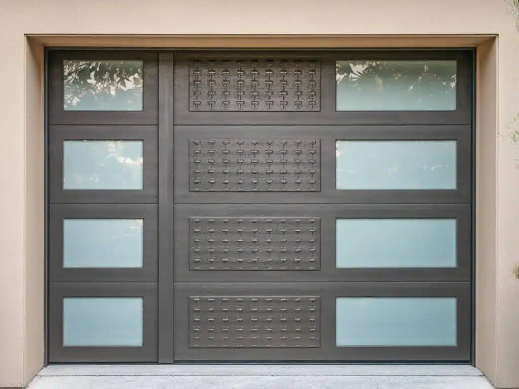 Tendances design pour les portes de garage sectionnelles modernes