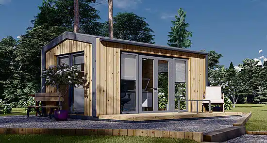 chalet bois 20m²